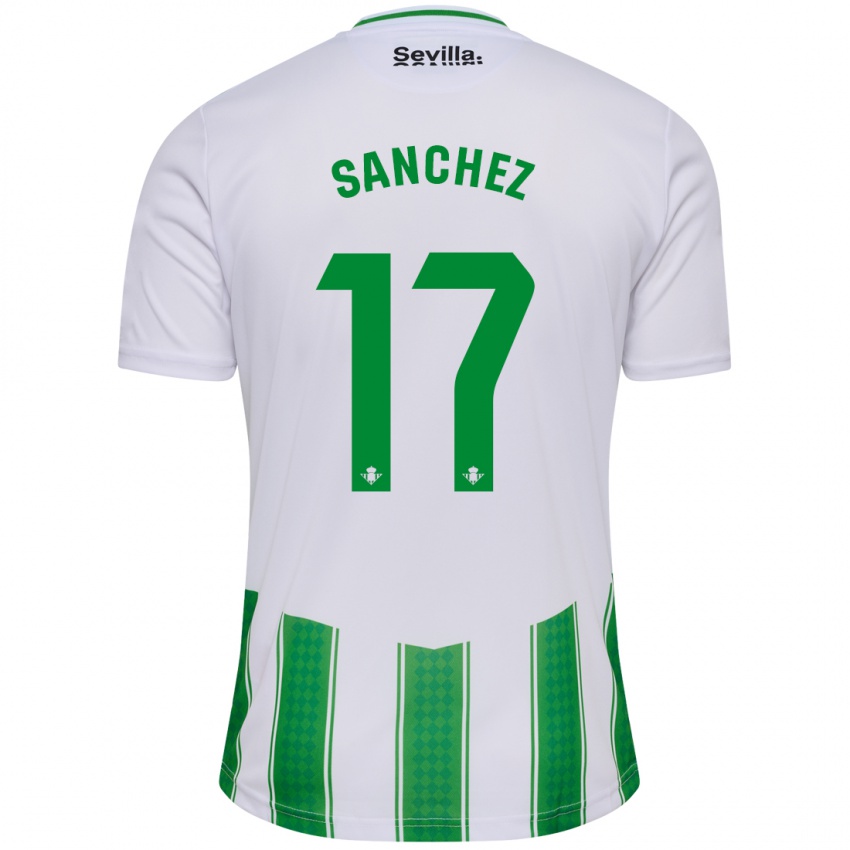 Mænd Rodri Sanchez #17 Hvid Hjemmebane Spillertrøjer 2023/24 Trøje T-Shirt