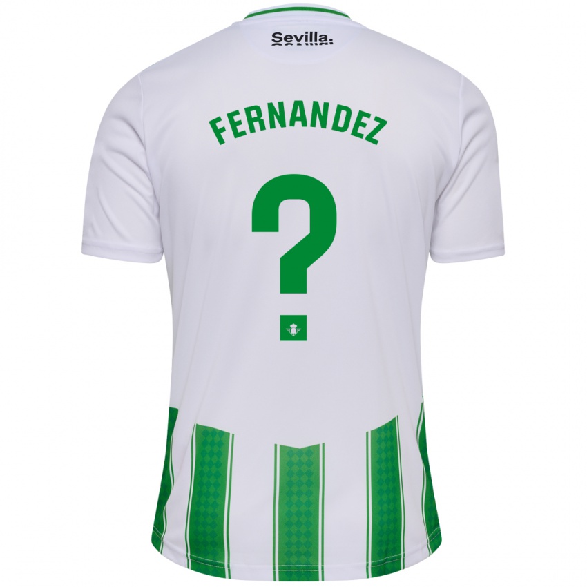 Mænd Marcos Fernández #0 Hvid Hjemmebane Spillertrøjer 2023/24 Trøje T-Shirt