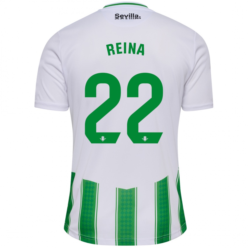 Mænd Carlos Reina #22 Hvid Hjemmebane Spillertrøjer 2023/24 Trøje T-Shirt