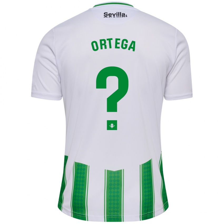 Mænd José María Ortega #0 Hvid Hjemmebane Spillertrøjer 2023/24 Trøje T-Shirt