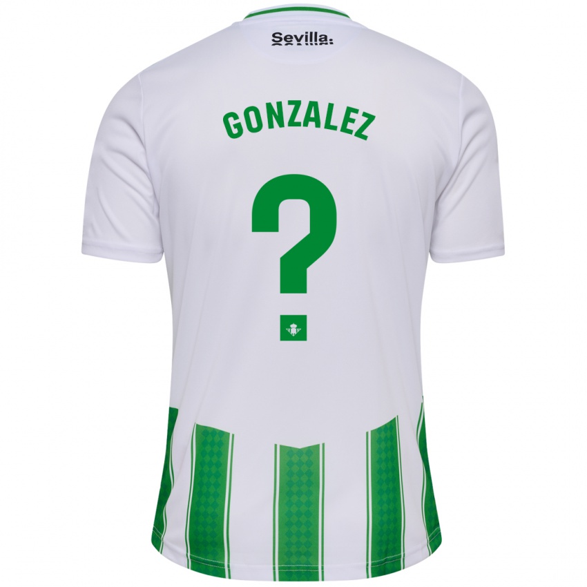 Mænd David González #7 Hvid Hjemmebane Spillertrøjer 2023/24 Trøje T-Shirt