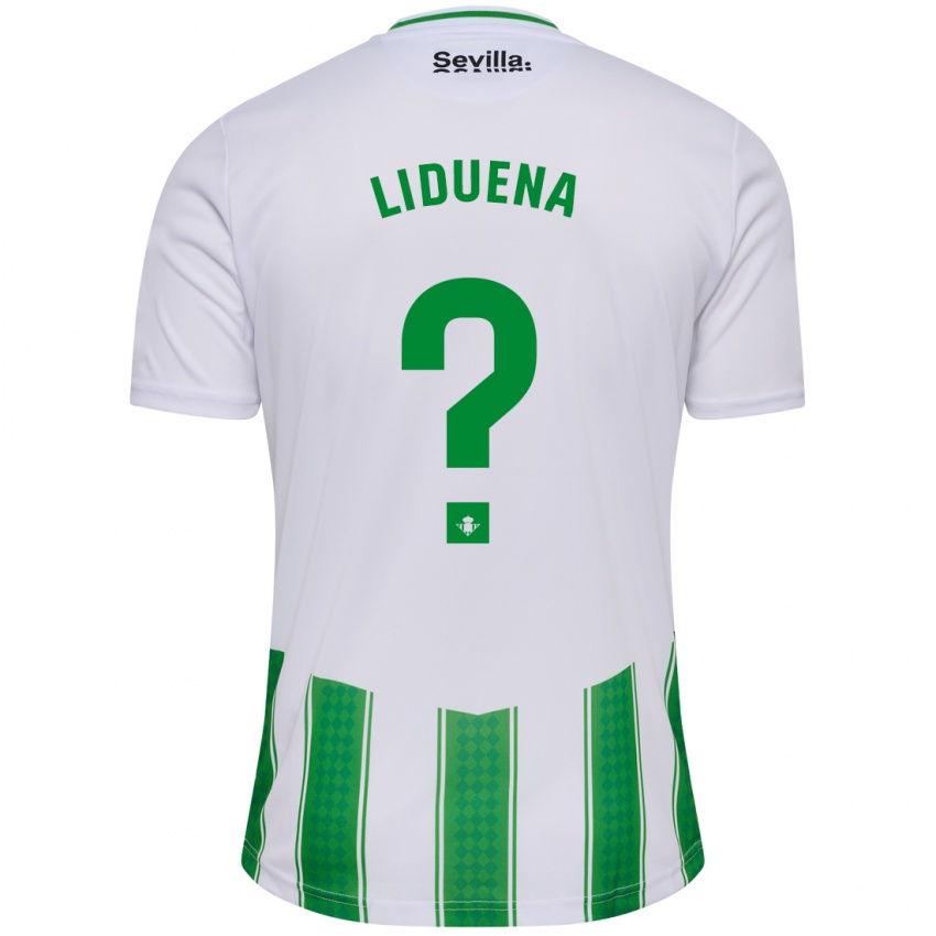 Mænd Rubén Lidueña #0 Hvid Hjemmebane Spillertrøjer 2023/24 Trøje T-Shirt