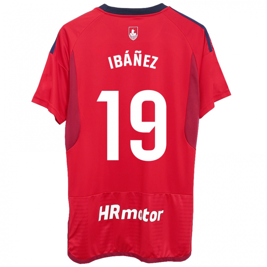 Mænd Pablo Ibáñez #19 Rød Hjemmebane Spillertrøjer 2023/24 Trøje T-Shirt