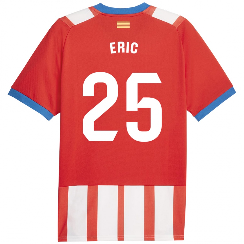Mænd Eric Garcia #25 Rød Hvid Hjemmebane Spillertrøjer 2023/24 Trøje T-Shirt