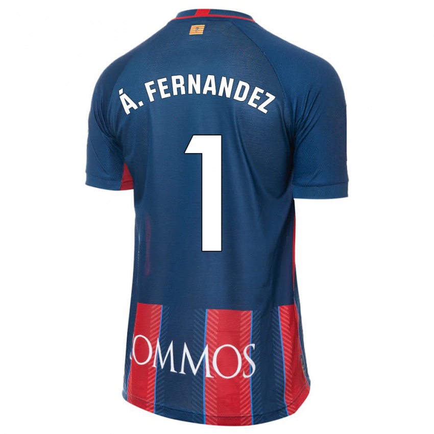 Mænd Alvaro Fernandez #1 Flåde Hjemmebane Spillertrøjer 2023/24 Trøje T-Shirt