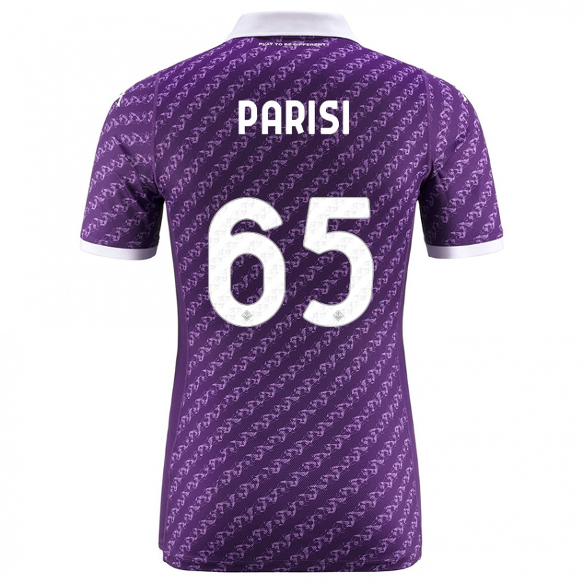 Mænd Fabiano Parisi #65 Viol Hjemmebane Spillertrøjer 2023/24 Trøje T-Shirt