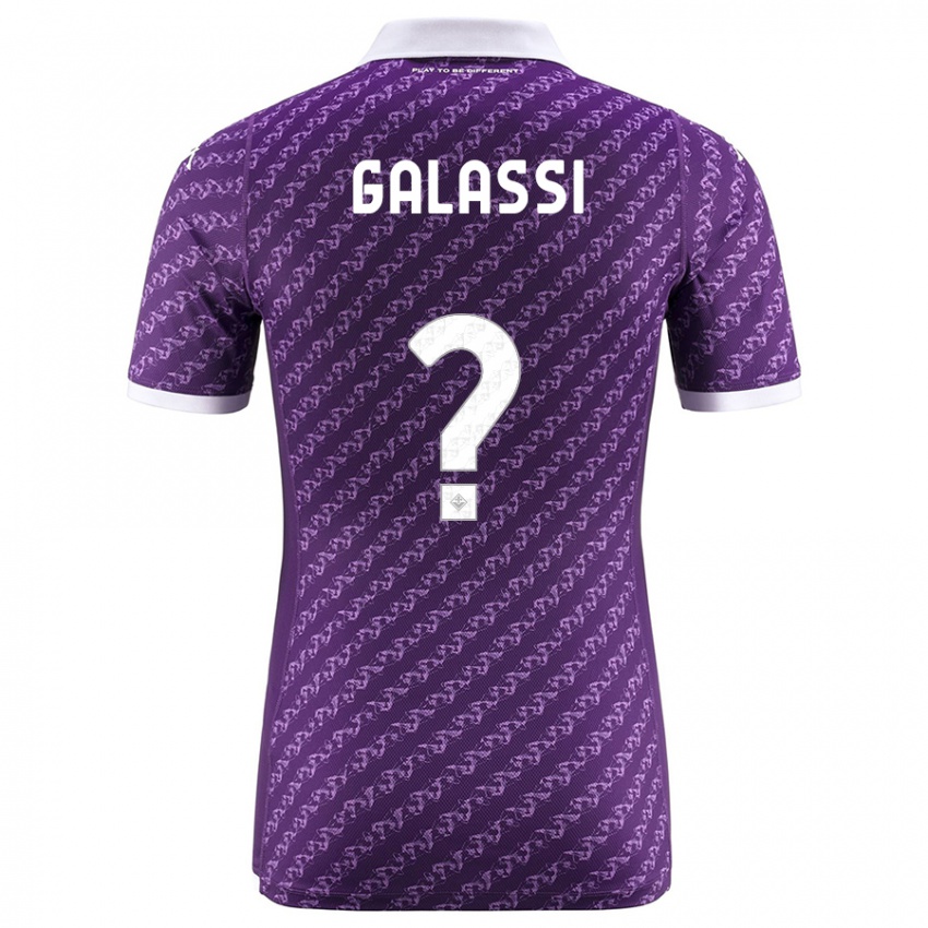 Mænd Andrea Galassi #0 Viol Hjemmebane Spillertrøjer 2023/24 Trøje T-Shirt