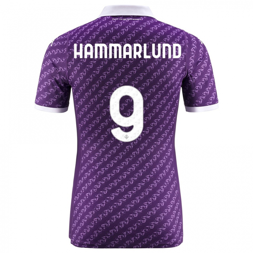 Mænd Pauline Hammarlund #9 Viol Hjemmebane Spillertrøjer 2023/24 Trøje T-Shirt