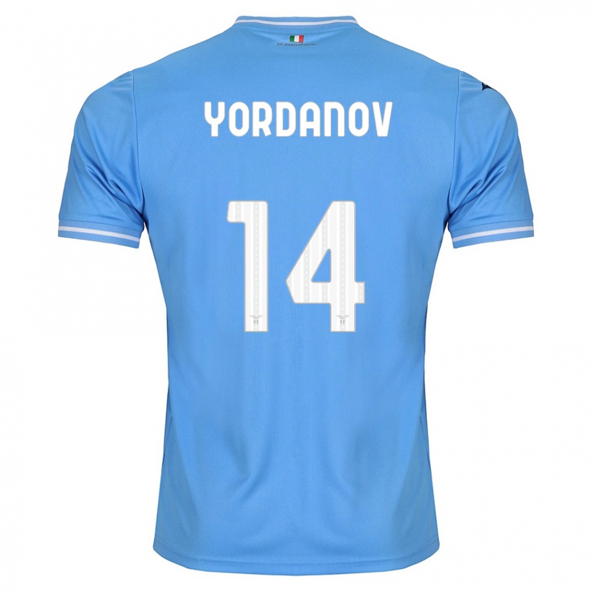 Mænd Damyan Yordanov #14 Blå Hjemmebane Spillertrøjer 2023/24 Trøje T-Shirt