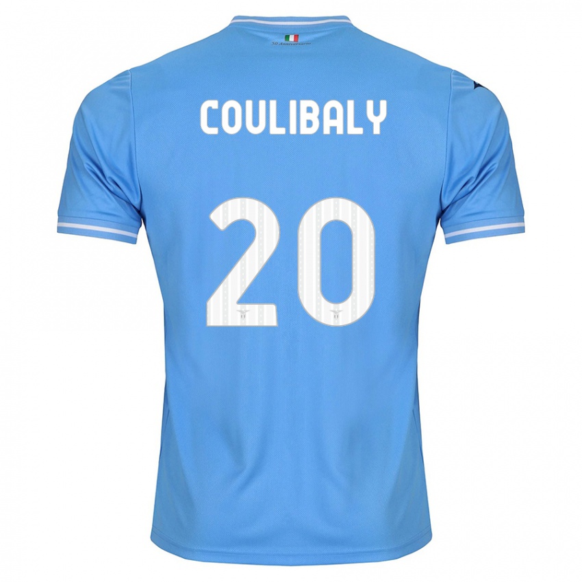Mænd Larsson Coulibaly #20 Blå Hjemmebane Spillertrøjer 2023/24 Trøje T-Shirt