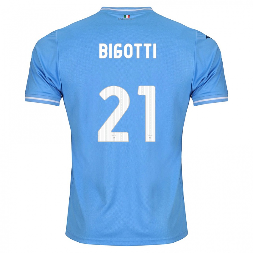 Mænd Massimo Bigotti #21 Blå Hjemmebane Spillertrøjer 2023/24 Trøje T-Shirt