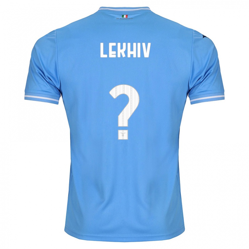 Mænd Maksym Lekhiv #0 Blå Hjemmebane Spillertrøjer 2023/24 Trøje T-Shirt