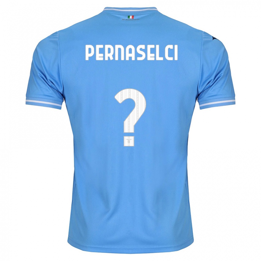Mænd Leonardo Pernaselci #0 Blå Hjemmebane Spillertrøjer 2023/24 Trøje T-Shirt