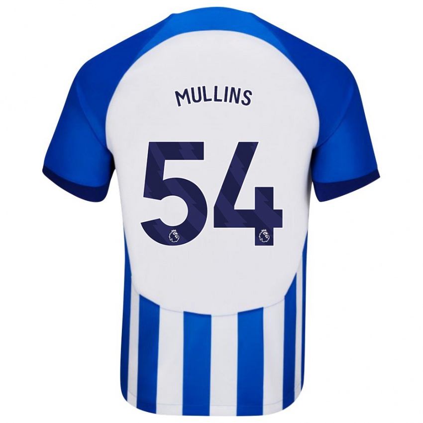 Mænd Jamie Mullins #54 Blå Hjemmebane Spillertrøjer 2023/24 Trøje T-Shirt
