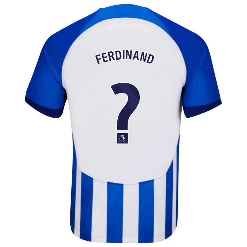 Mænd Lorenz Ferdinand #0 Blå Hjemmebane Spillertrøjer 2023/24 Trøje T-Shirt