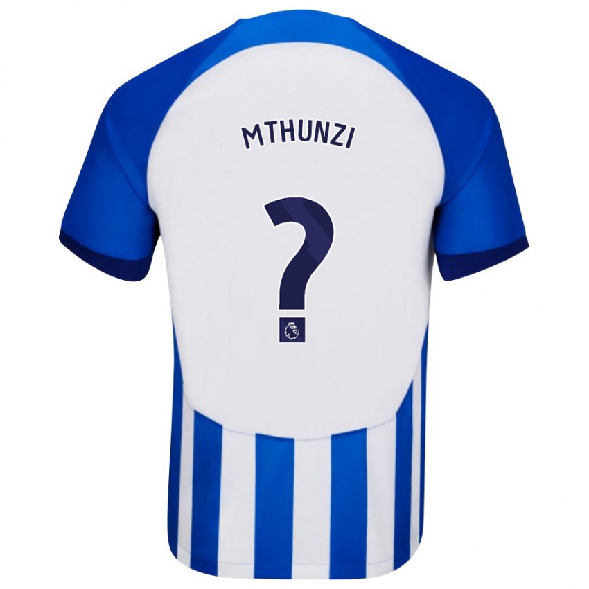 Mænd Corbin Mthunzi #0 Blå Hjemmebane Spillertrøjer 2023/24 Trøje T-Shirt