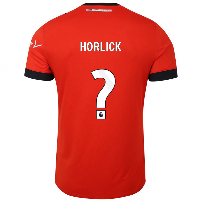 Mænd Jameson Horlick #0 Rød Hjemmebane Spillertrøjer 2023/24 Trøje T-Shirt