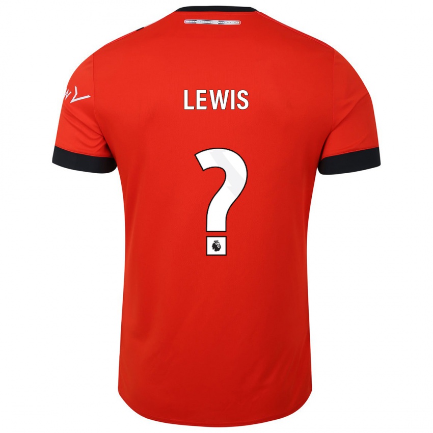 Mænd Millar Matthews-Lewis #0 Rød Hjemmebane Spillertrøjer 2023/24 Trøje T-Shirt