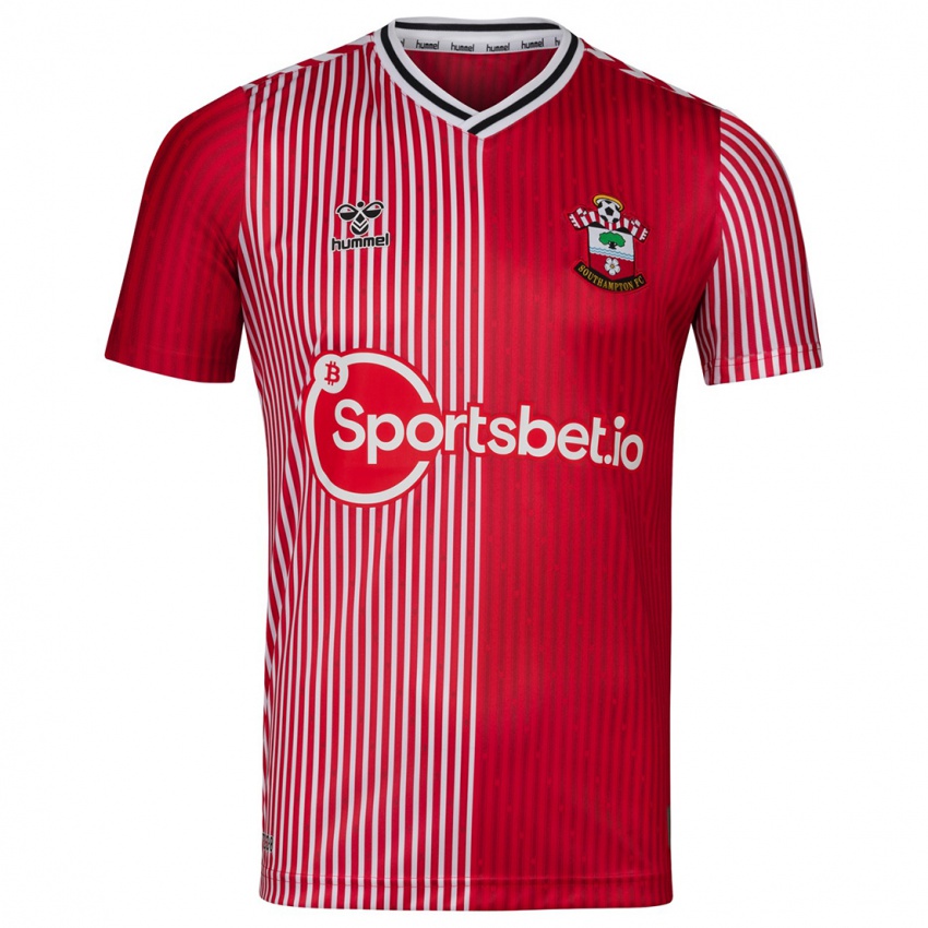 Mænd Alfie Prescott #0 Rød Hjemmebane Spillertrøjer 2023/24 Trøje T-Shirt