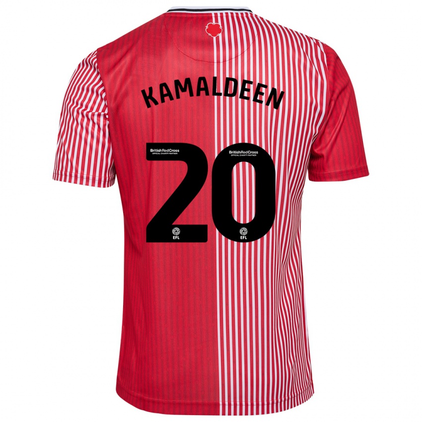 Mænd Kamaldeen Sulemana #20 Rød Hjemmebane Spillertrøjer 2023/24 Trøje T-Shirt