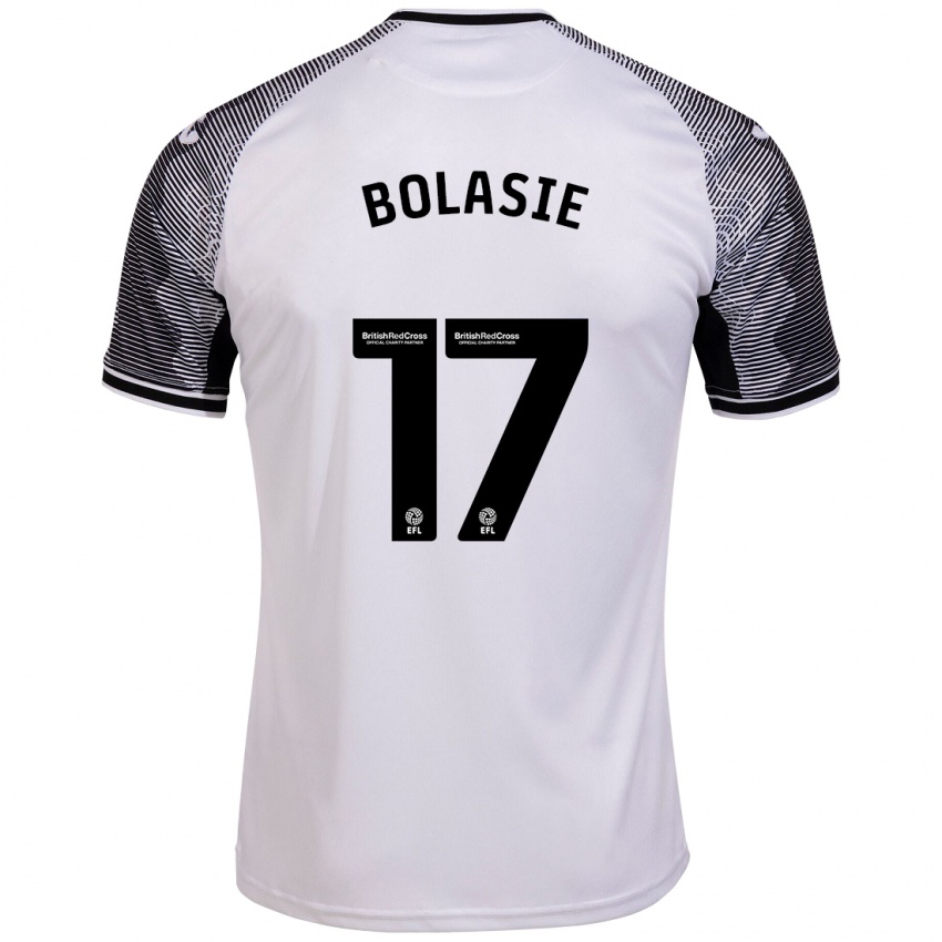 Mænd Yannick Bolasie #17 Hvid Hjemmebane Spillertrøjer 2023/24 Trøje T-Shirt