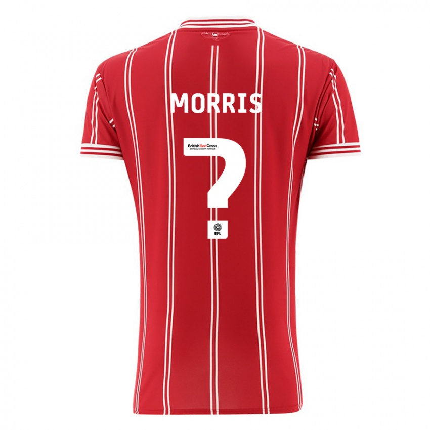 Mænd Matt Morris #0 Rød Hjemmebane Spillertrøjer 2023/24 Trøje T-Shirt