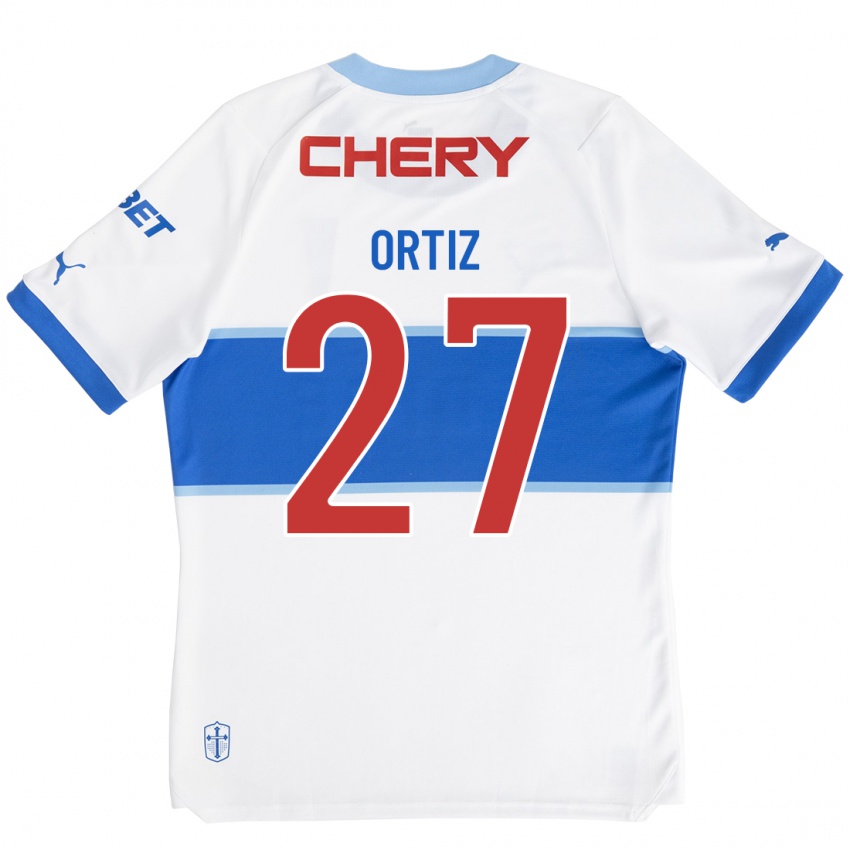 Mænd Jorge Ortiz #27 Hvid Hjemmebane Spillertrøjer 2023/24 Trøje T-Shirt