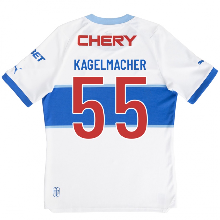 Mænd Gary Kagelmacher #55 Hvid Hjemmebane Spillertrøjer 2023/24 Trøje T-Shirt