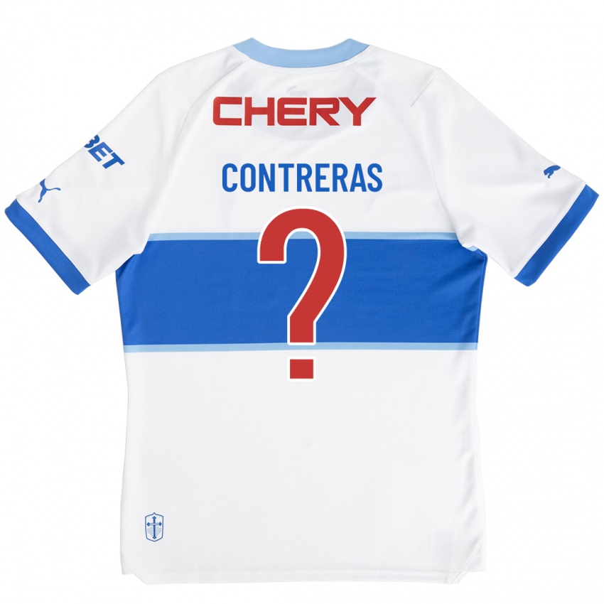 Mænd Martín Contreras #0 Hvid Hjemmebane Spillertrøjer 2023/24 Trøje T-Shirt