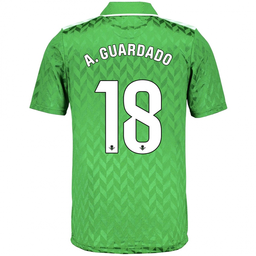 Mænd Andres Guardado #18 Grøn Udebane Spillertrøjer 2023/24 Trøje T-Shirt