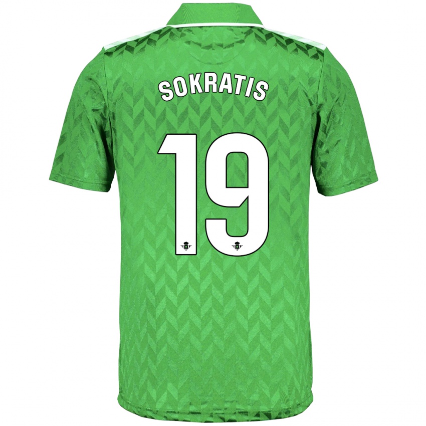 Mænd Sokratis Papastathopoulos #19 Grøn Udebane Spillertrøjer 2023/24 Trøje T-Shirt