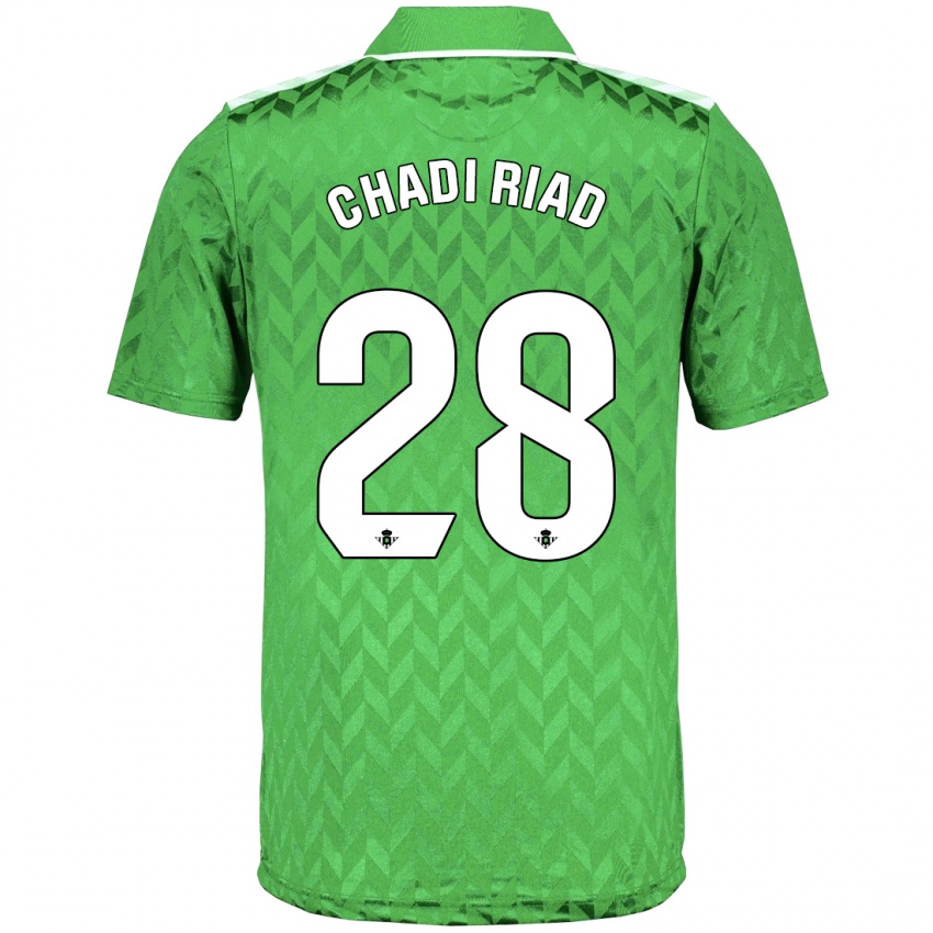 Mænd Chadi Riad #28 Grøn Udebane Spillertrøjer 2023/24 Trøje T-Shirt