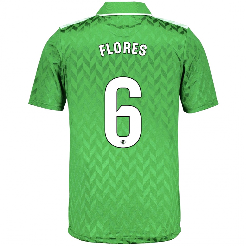 Mænd Mateo Flores #6 Grøn Udebane Spillertrøjer 2023/24 Trøje T-Shirt