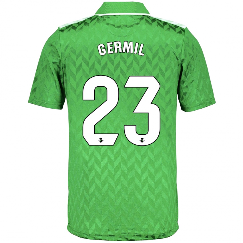 Mænd Darío Germil #23 Grøn Udebane Spillertrøjer 2023/24 Trøje T-Shirt