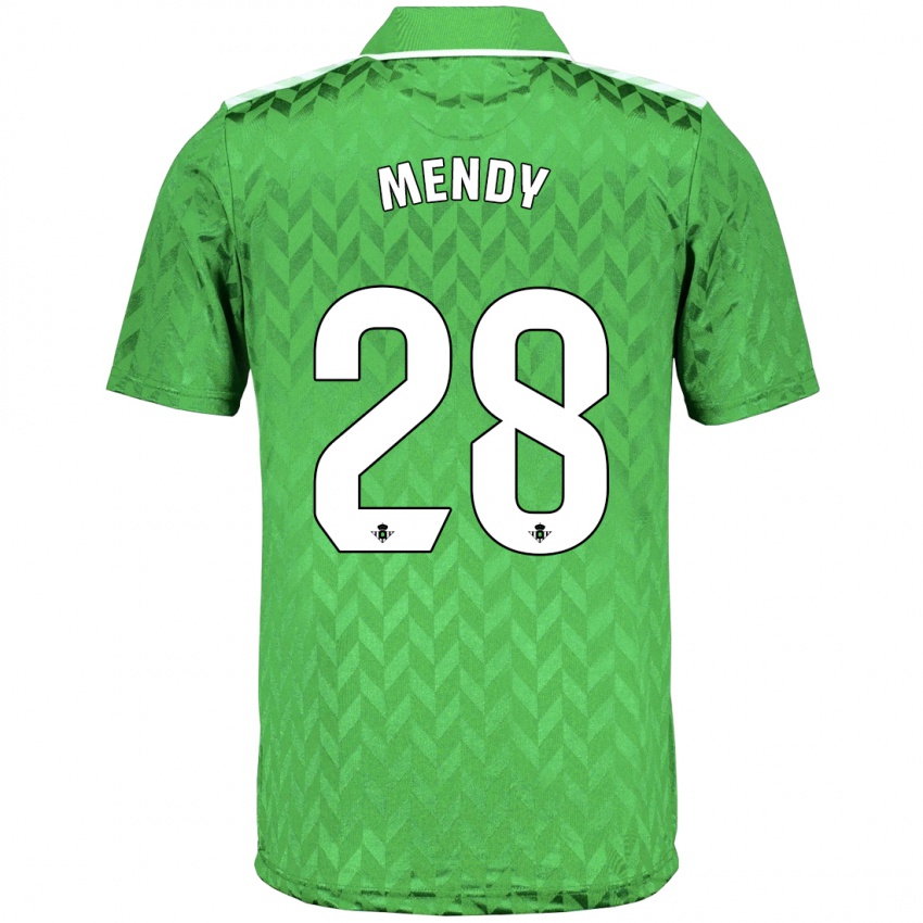 Mænd Nobel Mendy #28 Grøn Udebane Spillertrøjer 2023/24 Trøje T-Shirt