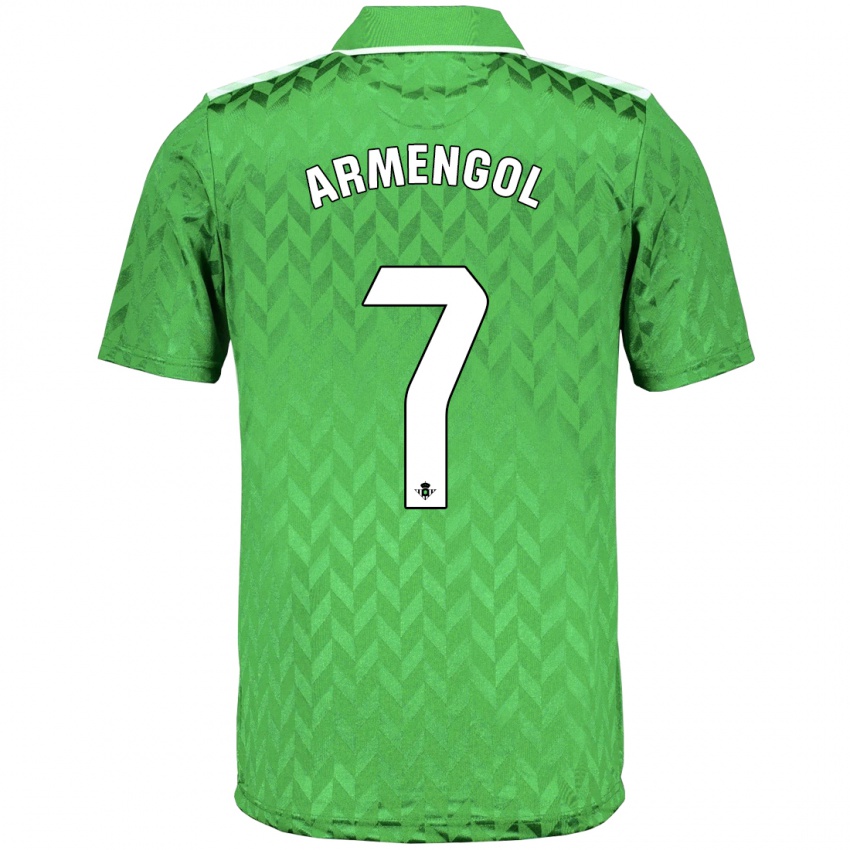 Mænd Carla Armengol Joaniquet #7 Grøn Udebane Spillertrøjer 2023/24 Trøje T-Shirt