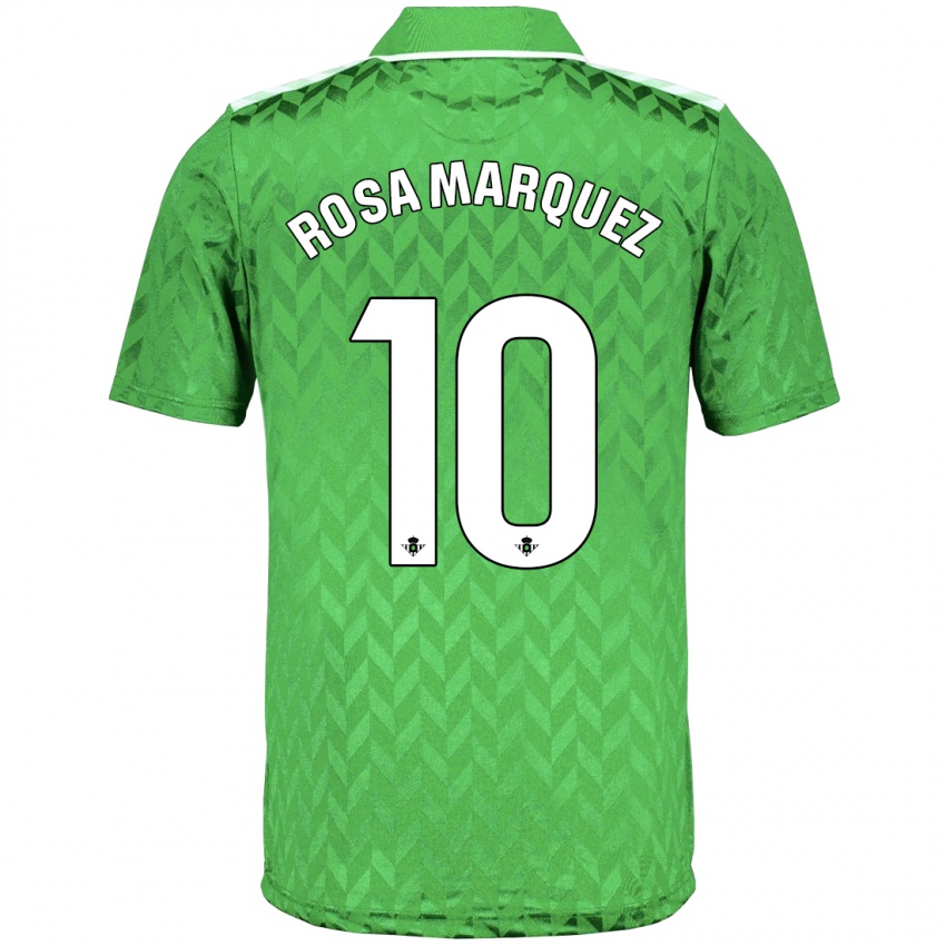 Mænd Rosa Márquez Baena #10 Grøn Udebane Spillertrøjer 2023/24 Trøje T-Shirt