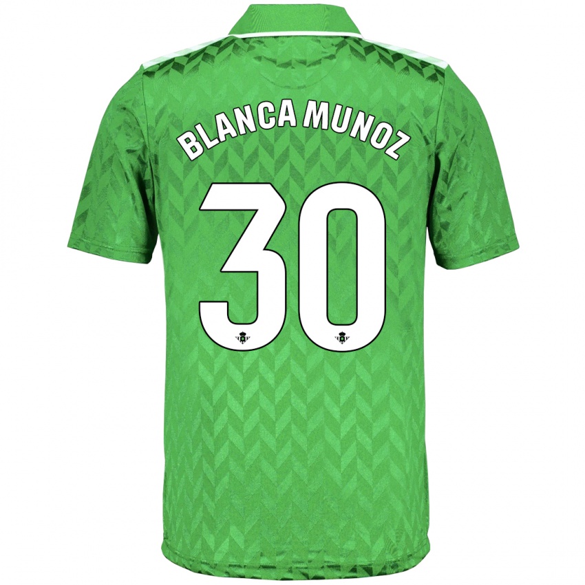 Mænd Blanca Muñoz #30 Grøn Udebane Spillertrøjer 2023/24 Trøje T-Shirt