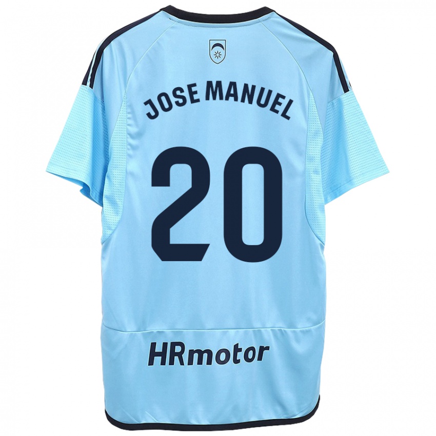 Mænd José Manuel Arnáiz #20 Blå Udebane Spillertrøjer 2023/24 Trøje T-Shirt