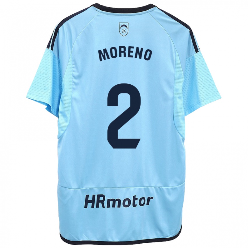 Mænd Jorge Moreno #27 Blå Udebane Spillertrøjer 2023/24 Trøje T-Shirt