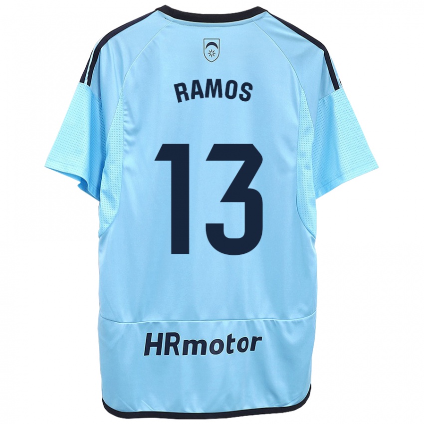 Mænd Darío Ramos #13 Blå Udebane Spillertrøjer 2023/24 Trøje T-Shirt