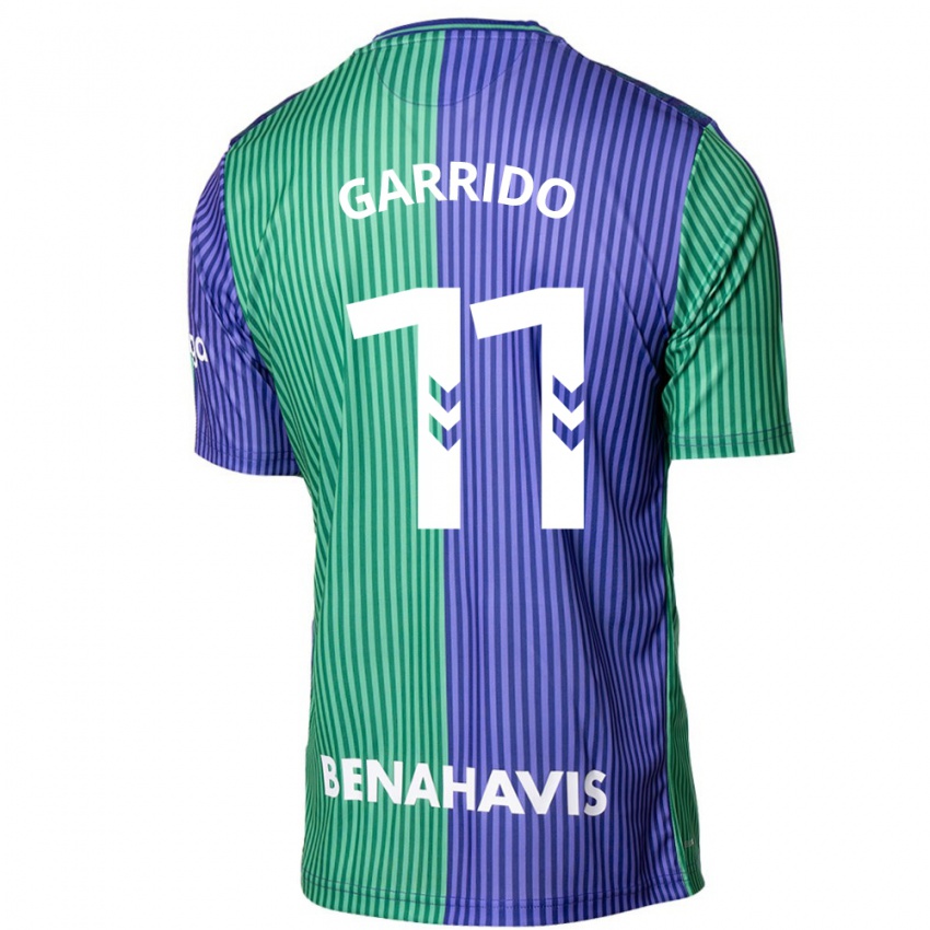 Mænd Rafael Garrido #11 Grøn Blå Udebane Spillertrøjer 2023/24 Trøje T-Shirt