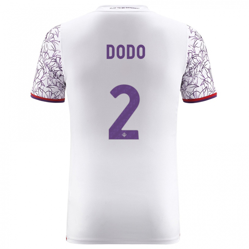 Mænd Dodô #2 Hvid Udebane Spillertrøjer 2023/24 Trøje T-Shirt