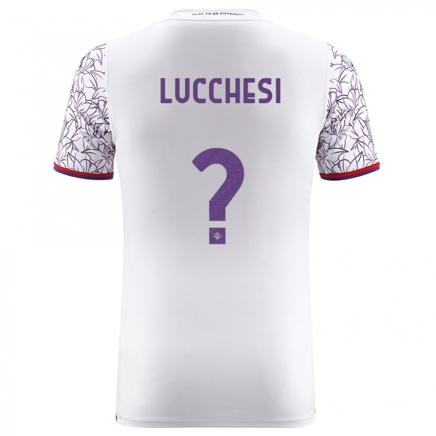 Mænd Andrea Lucchesi #0 Hvid Udebane Spillertrøjer 2023/24 Trøje T-Shirt