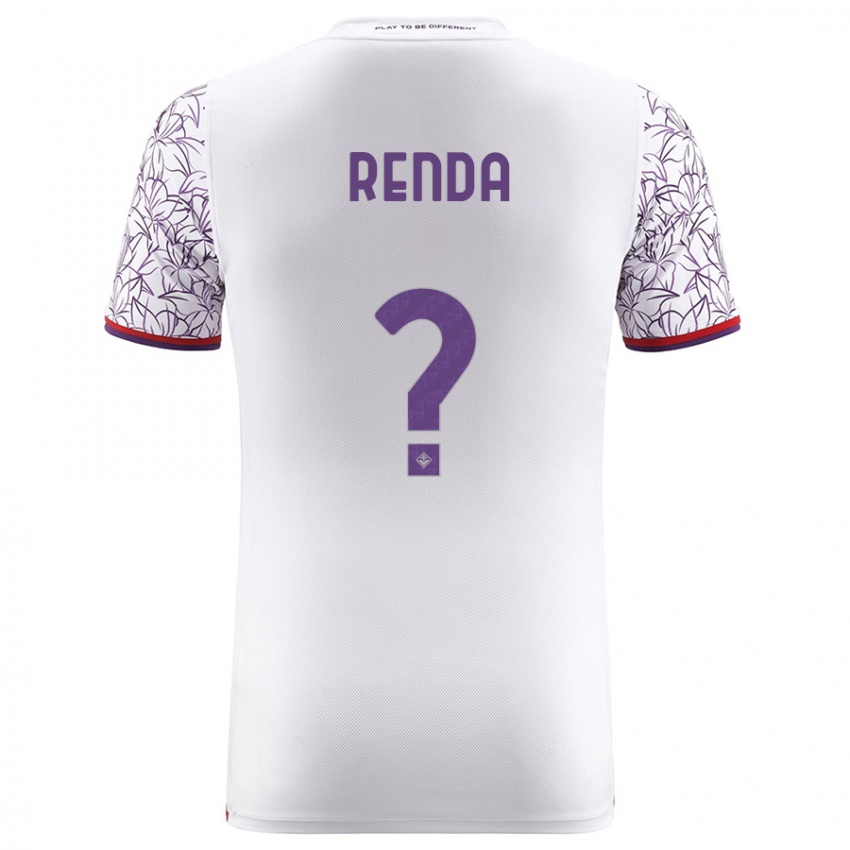 Mænd Thomas Renda #0 Hvid Udebane Spillertrøjer 2023/24 Trøje T-Shirt