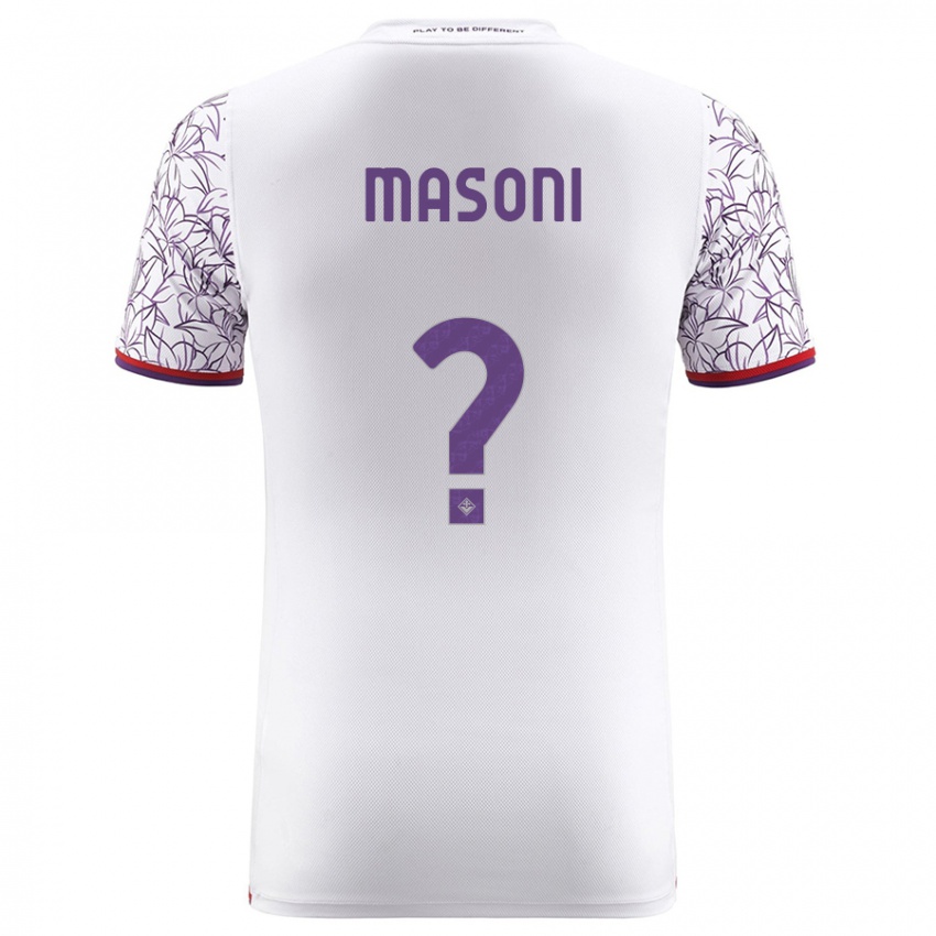 Mænd Tommaso Masoni #0 Hvid Udebane Spillertrøjer 2023/24 Trøje T-Shirt