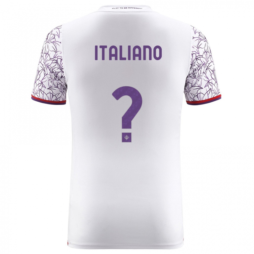 Mænd Riccardo Italiano #0 Hvid Udebane Spillertrøjer 2023/24 Trøje T-Shirt
