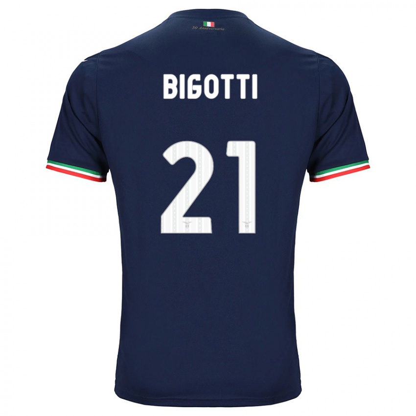Mænd Massimo Bigotti #21 Flåde Udebane Spillertrøjer 2023/24 Trøje T-Shirt