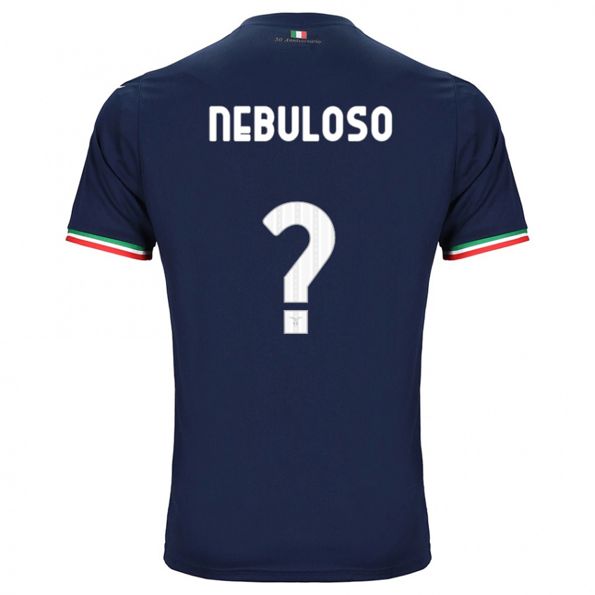 Mænd Giulio Nebuloso #0 Flåde Udebane Spillertrøjer 2023/24 Trøje T-Shirt