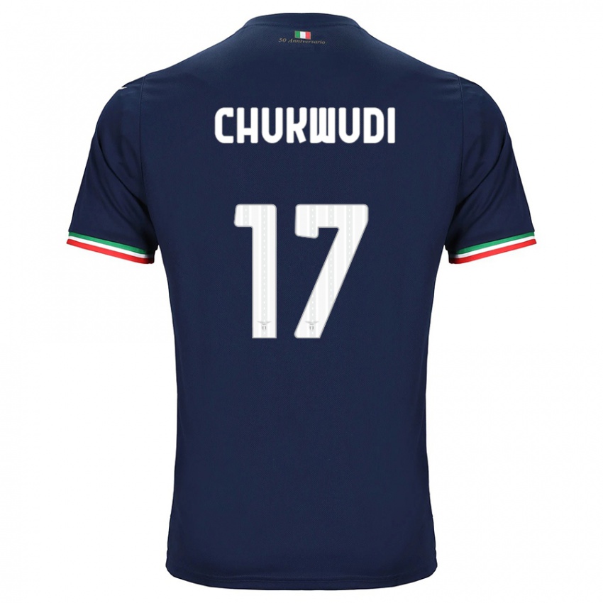 Mænd Ogonna Franca Chukwudi #17 Flåde Udebane Spillertrøjer 2023/24 Trøje T-Shirt